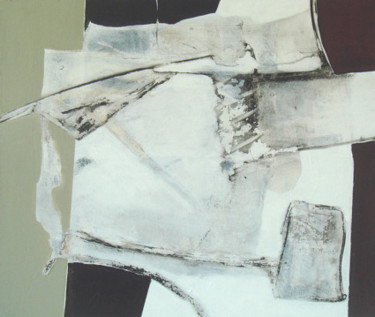 Peinture intitulée "composition claire" par Isabelle Viennois, Œuvre d'art originale, Huile