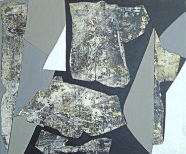 Peinture intitulée "fragments" par Isabelle Viennois, Œuvre d'art originale, Huile