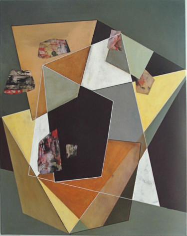Peinture intitulée "composition multiple" par Isabelle Viennois, Œuvre d'art originale, Huile