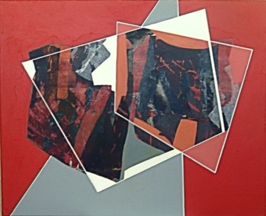 Peinture intitulée "3 Collage" par Isabelle Viennois, Œuvre d'art originale, Huile
