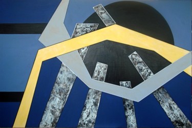 Peinture intitulée "12 Le trou noir" par Isabelle Viennois, Œuvre d'art originale, Huile