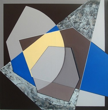Peinture intitulée "13 composition brun…" par Isabelle Viennois, Œuvre d'art originale, Huile