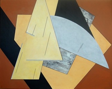 Peinture intitulée "Composition" par Isabelle Viennois, Œuvre d'art originale, Huile