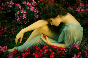 Renaissance Muse Photography titled "Renaissance Muse" by Viet Ha Tran, Original Art, Manipulated Photography