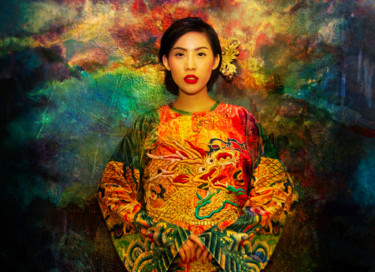 Fotografia intitolato "The Empress" da Viet Ha Tran, Opera d'arte originale, Fotografia manipolata