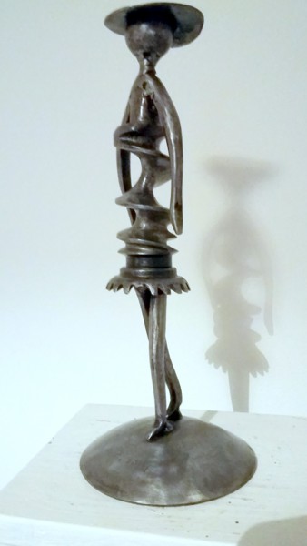 Skulptur mit dem Titel "DEFILE DE MODE" von Gerard Lami, Original-Kunstwerk, Metalle