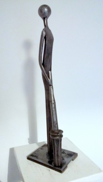 Sculpture titled "BEAUTE AFRICAINE ET…" by Gerard Lami, Original Artwork, Metals
