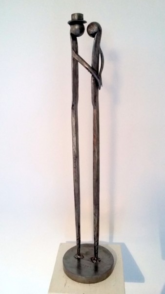 Sculpture titled "DANSEURS & SENTIMEN…" by Gerard Lami, Original Artwork, Metals