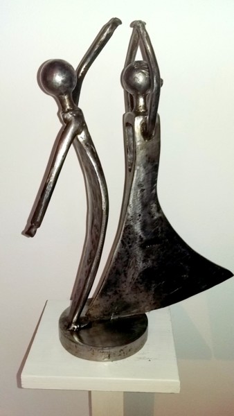 Sculpture titled "DANSEURS DE FLAMENCO" by Gerard Lami, Original Artwork, Metals