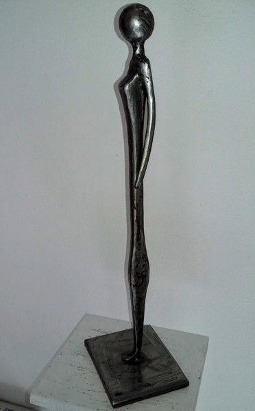 Sculpture titled "SPLENDEUR FEMININE" by Gerard Lami, Original Artwork, Metals