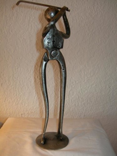 Sculpture titled "LE GOLFEUR" by Gerard Lami, Original Artwork