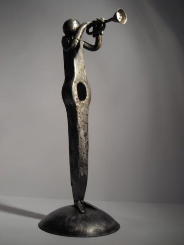 Sculpture titled "MILES DAVIS" by Gerard Lami, Original Artwork