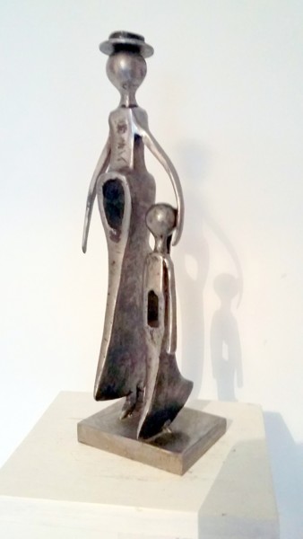 Sculpture titled "PROMENADE AUX DENTE…" by Gerard Lami, Original Artwork, Metals