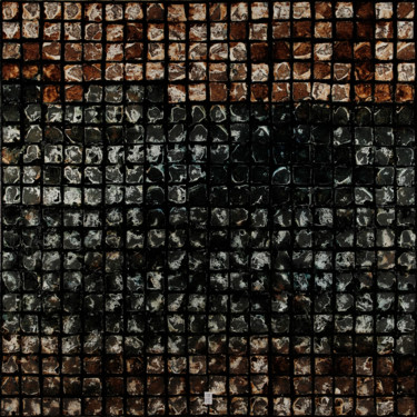 Картина под названием ""20x20", art abstra…" - Abstract Painter Vieville, Подлинное произведение искусства, Масло