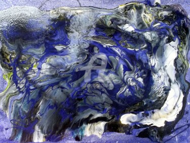 Painting titled "Blue" by Dolorès Viéville, Original Artwork, Other