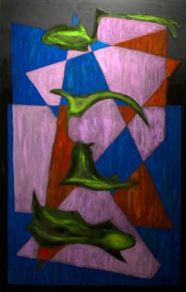 Painting titled "METAMORFOSES" by Vifer, Original Artwork, Acrylic