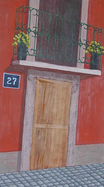 Pintura intitulada "O Nº 27" por Vifer, Obras de arte originais, Acrílico