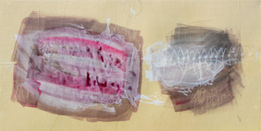 Malerei mit dem Titel "Birth, emanation." von Daniela Vignati, Original-Kunstwerk, Öl