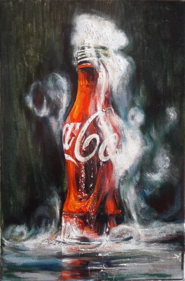 Pintura titulada "coca cola" por Vika Skaya, Obra de arte original, Oleo