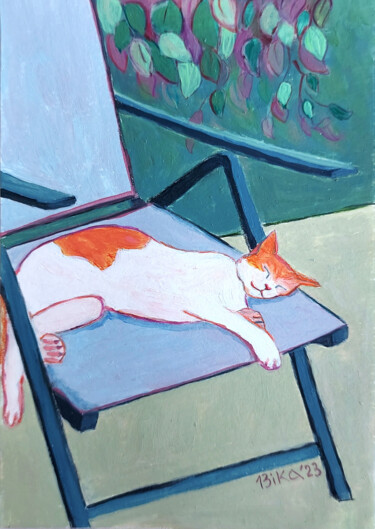 Рисунок под названием "Rest" - Viktoriia Slavinska, Подлинное произведение искусства, Акрил