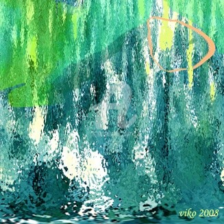 Painting titled "Water_1" by Viktor Kovbunov, Original Artwork