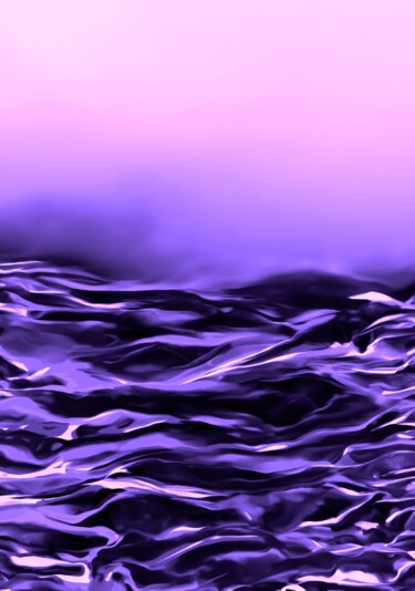 Arte digital titulada "Purple haze" por Viktor Artemev, Obra de arte original, Pintura Digital