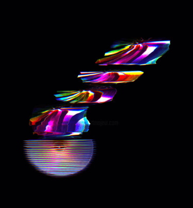 摄影 标题为“Jellyfish” 由Viktor Artemev, 原创艺术品, 光绘摄影