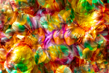 Digital Arts titled "Flowers in motion" by Viktor Artemev, Original Artwork, Digital Painting