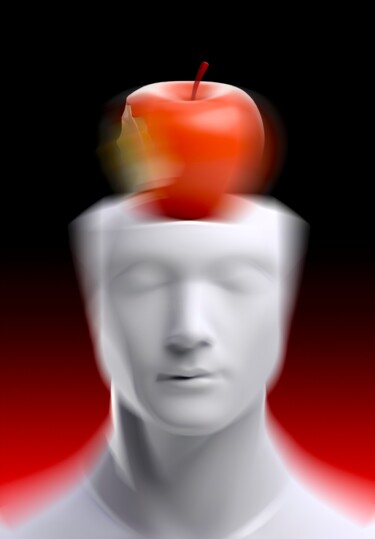 Arts numériques intitulée "Apple I" par Viktor Artemev, Œuvre d'art originale, Peinture numérique