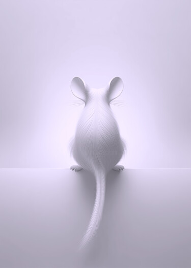 Arts numériques intitulée "Mouse" par Viktor Artemev, Œuvre d'art originale, Peinture numérique