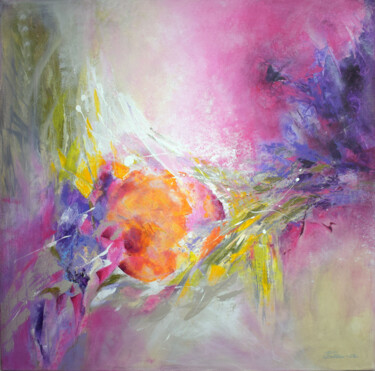 Schilderij getiteld "A joyous moment" door Viktor Babak, Origineel Kunstwerk, Acryl