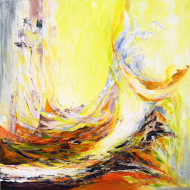 Peinture intitulée "Autumn waltz" par Viktor Babak, Œuvre d'art originale, Acrylique