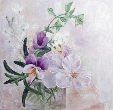 Painting titled "Spring" by Viktor Babak, Original Artwork, Oil