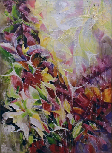 Картина под названием "Colors of summer" - Viktor Babak, Подлинное произведение искусства, Акрил