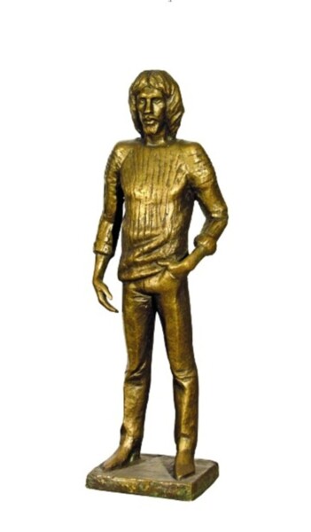 Sculpture titled "портрет Сергея Аста…" by Viktor Bezumov, Original Artwork, Bronze