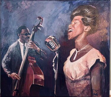 Painting titled "Jazz" by Viktor Gutsul, Original Artwork, Acrylic