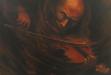 Peinture intitulée "Passion" par Viktor Kurson, Œuvre d'art originale, Acrylique
