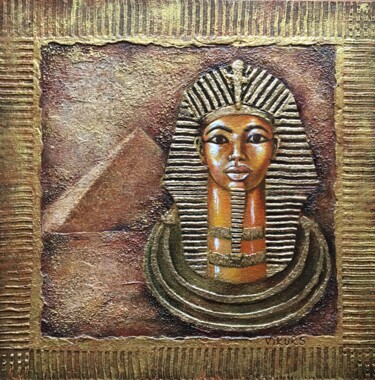 Painting titled "Secrets of ancient…" by Viktor Kurson, Original Artwork, Acrylic