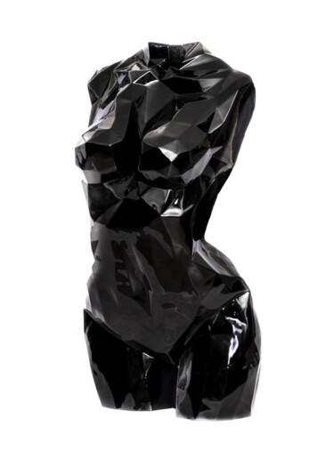 Sculpture titled "Buste" by Viktor M, Original Artwork, Resin