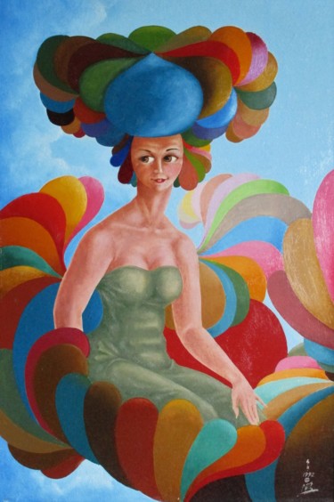 Картина под названием ""Princess of the Cl…" - Viktor Miniailo, Подлинное произведение искусства, Масло