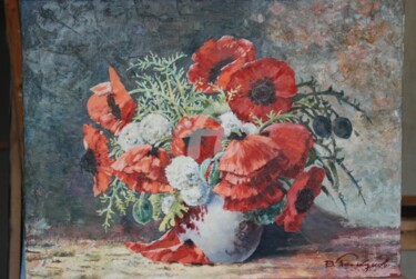 Painting titled "МАКИ dsc-0061.jpg" by Viktor Piskunov, Original Artwork, Oil