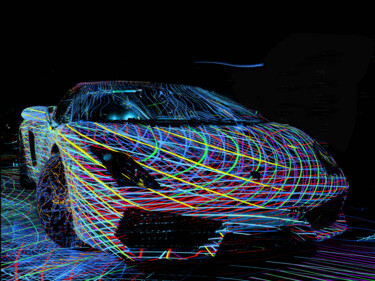 Фотография под названием "Lamborghini car" - Viktor Rybas (Victor Ribas), Подлинное произведение искусства, Цифровая фотогра…