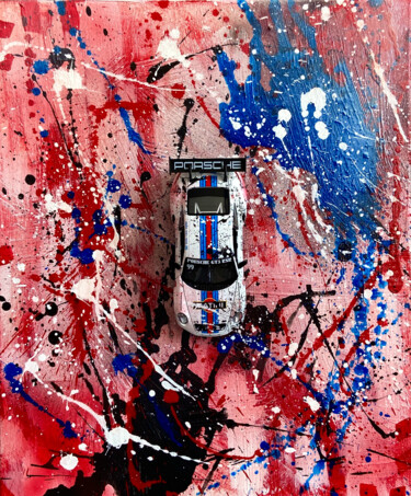 Pittura intitolato "Art Porsche" da Viktor Semykin, Opera d'arte originale, Acrilico