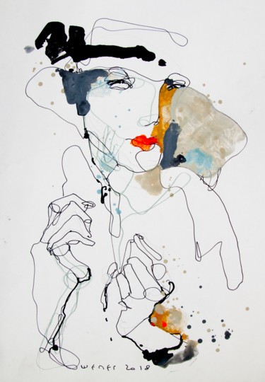 Рисунок под названием "Lady10" - Viktor Sheleg, Подлинное произведение искусства, Другой