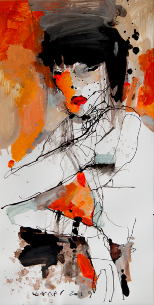 "Lady12" başlıklı Resim Viktor Sheleg tarafından, Orijinal sanat, Diğer