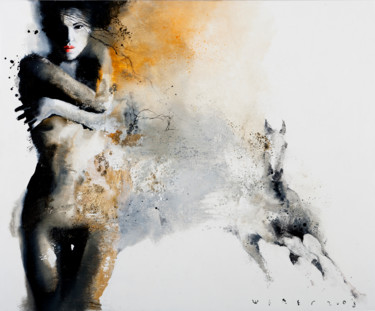 Картина под названием "Obsession" - Viktor Sheleg, Подлинное произведение искусства, Масло