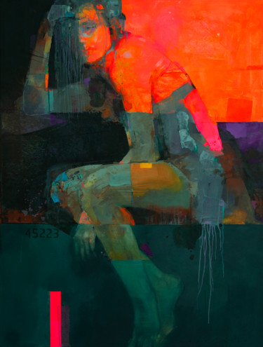 Pintura titulada ""HEAT"" por Viktor Sheleg, Obra de arte original, Oleo