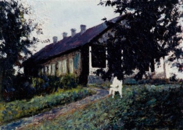 Painting titled "Сумерки. Тригорское." by Viktor Egorov, Original Artwork