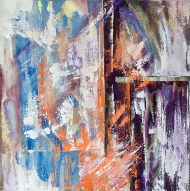 Painting titled "Windows" by Viktoria Ganhao, Original Artwork, Acrylic