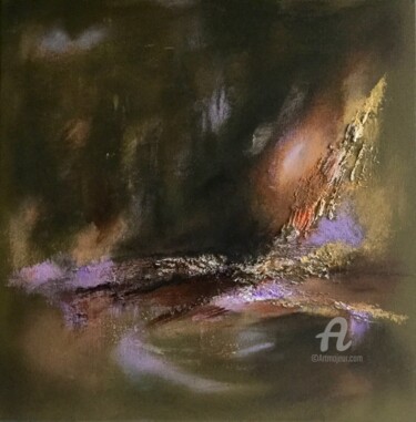 Painting titled "Moment #7" by Viktoria Ganhao, Original Artwork, Acrylic